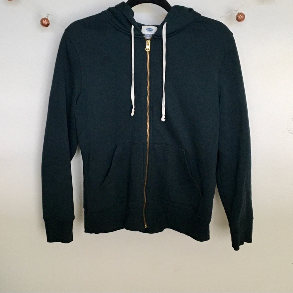 Old navy Dark green zip up hoodie